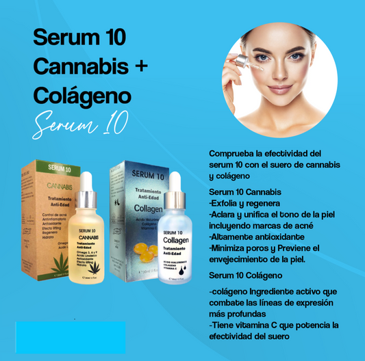 Serum 10 Cannabis 🍁 + Colágeno 🌟